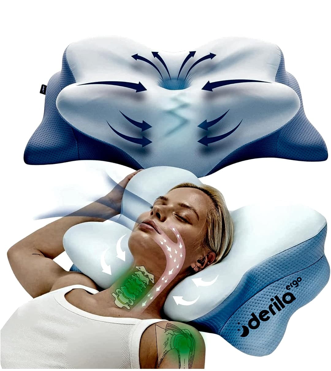 Derila memory foam pillow
