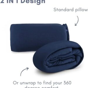 travel pillow blue